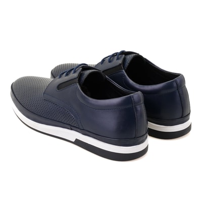 Celia Lacivert Erkek Deri Günlük Ayakkabı