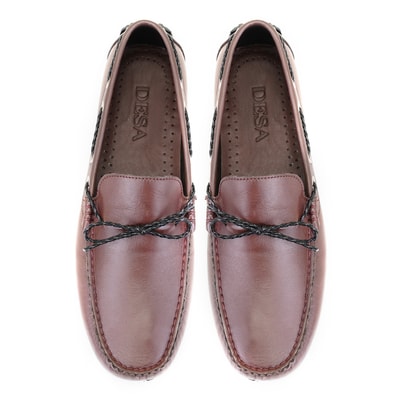 Cerise Kahve Erkek Deri Loafer