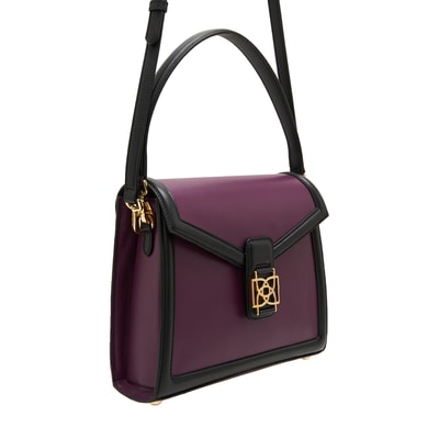 Chase Bordo Kadın Deri Omuz Çantası