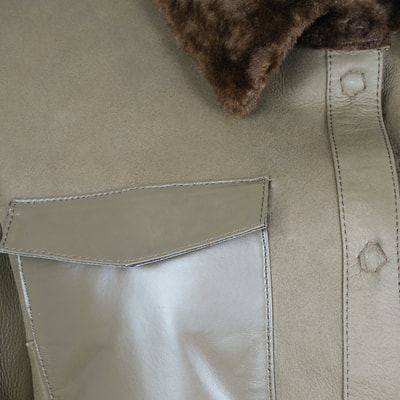 Chayan Yeşil Kadın Çift Taraflı Gömlek