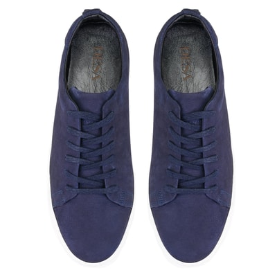 Chris Lacivert Erkek Deri Spor Ayakkabı