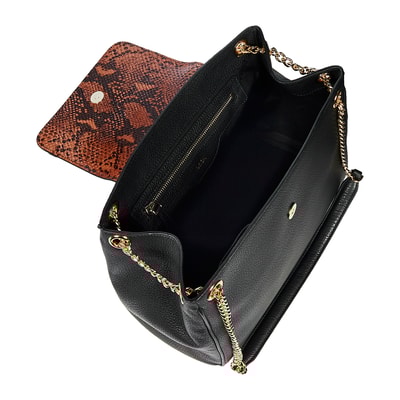 Clara Kadın Yılan Baskılı Deri Omuz Askılı Çanta