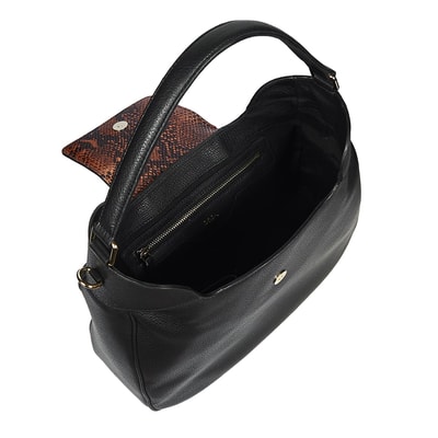 Clara Kadın Yılan Baskılı Deri Omuz Askılı Çanta