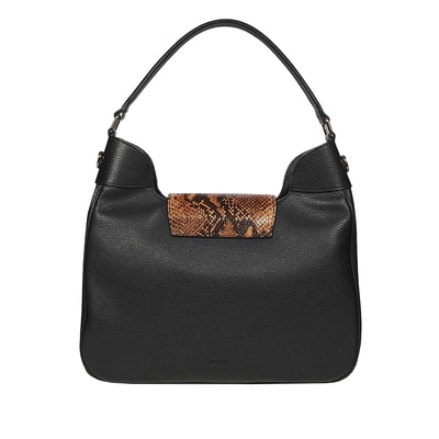 Clara Kadın Yılan Baskılı Deri Omuz Askılı Çanta