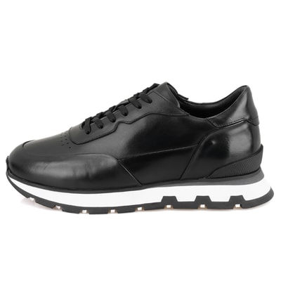 Clovis Siyah Erkek Deri Spor Ayakkabı