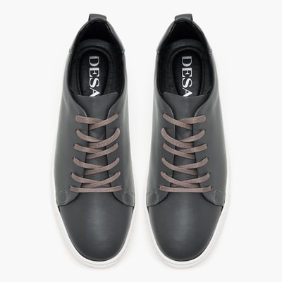 Clyde Gri Erkek Deri Spor Ayakkabı