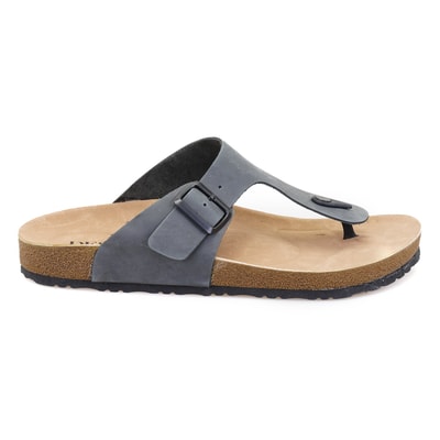 Cole Gri Erkek Nubuk Terlik