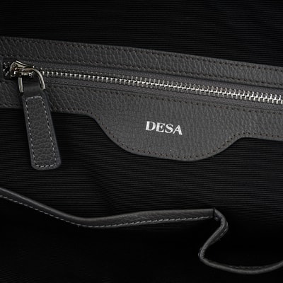 Coleman Gri Deri Sırt Çantası