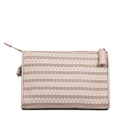 Conexos Örgülü Kadın Deri Omuz Askılı Çanta