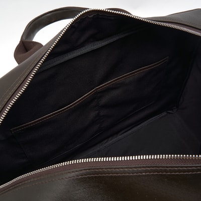 Cort Kahve Erkek Deri Seyahat Çantası