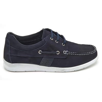 Costello Lacivert Erkek Nubuk Deri Günlük Ayakkabı