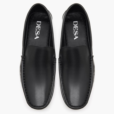 Costner Siyah Erkek Deri Loafer