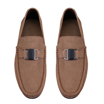 Craig Kahve Erkek Süet Deri Loafer