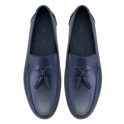 Cralar Lacivert Erkek Deri Loafer