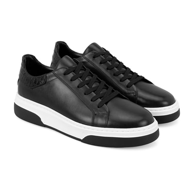 Dallin Siyah Erkek Deri Spor Ayakkabı