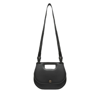 Damian Siyah Kadın Deri El Çantası