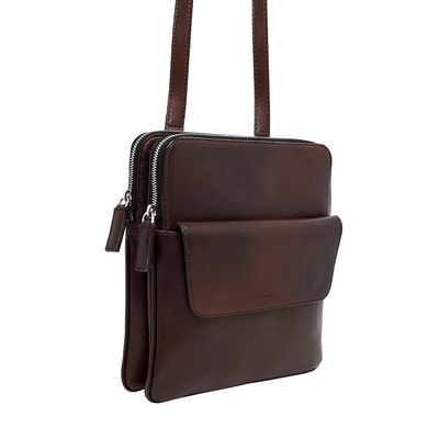 Dante Kahve Erkek Deri Postacı Çantası