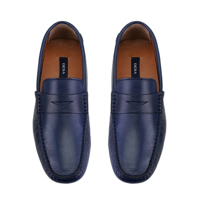 Dareau Lacivert Erkek Deri Loafer