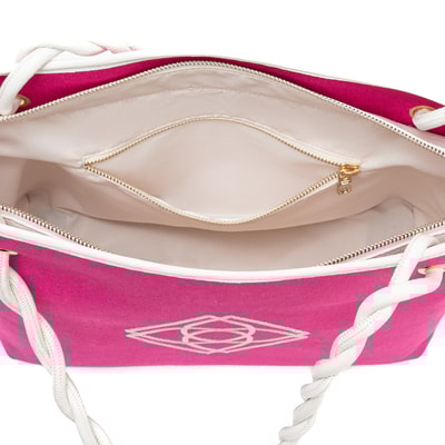 Darian Fuşya Kadın Deri Omuz Çantası