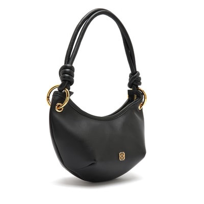 Darinda Siyah Kadın Deri Omuz Çantası 