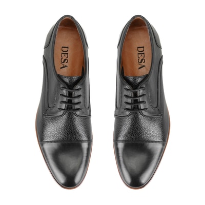 Davin Siyah Erkek Deri Klasik Ayakkabı