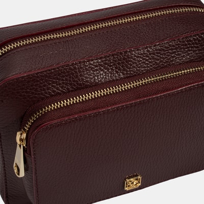 DE-12460 SS24 KADIN POSTACI ÇA, BORDO, -