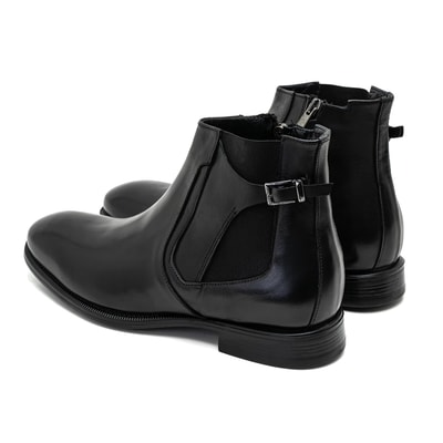 Delmar Siyah Erkek Deri Bot
