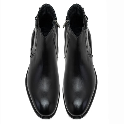 Delmar Siyah Erkek Deri Bot