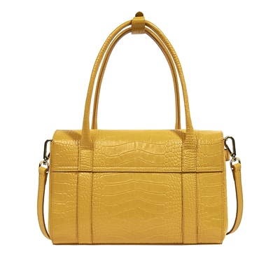 Demelza Kadın Kroko Baskılı Deri Omuz Askılı Çanta