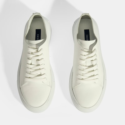 Denissy Beyaz Erkek Deri Günlük Ayakkabı