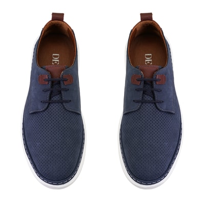 Derick Lacivert Erkek Deri Günlük Ayakkabı