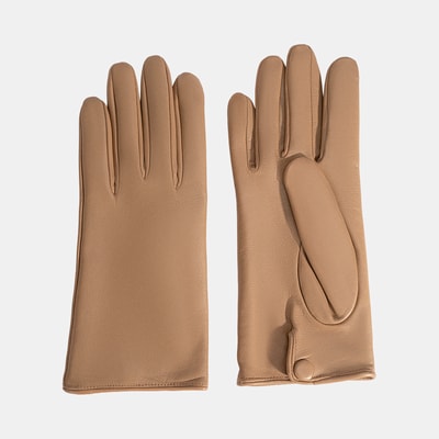 DESA - FY Bej Kadın Deri Eldiven