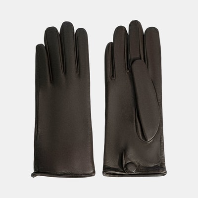 DESA - FY Kadın Koyu Kahve Deri Eldiven