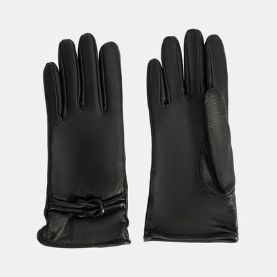 DESA - FY Siyah Kadın Deri Eldiven