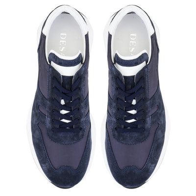 Destine Lacivert Erkek Spor Süet Deri Ayakkabı