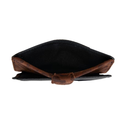 Diona Siyah/ Leopar Baskılı Kadın Cüzdan