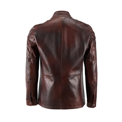 Dione Kahve Erkek Deri Mont