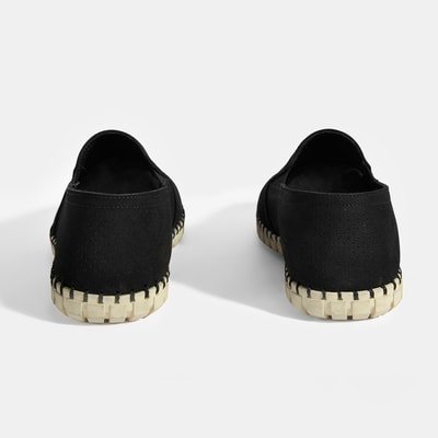 Dislina Siyah Erkek Deri Slip-On Günlük Ayakkabı