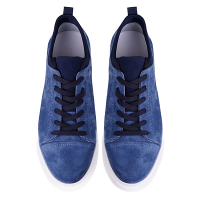 Donna Lacivert Erkek Spor Süet Deri Ayakkabı