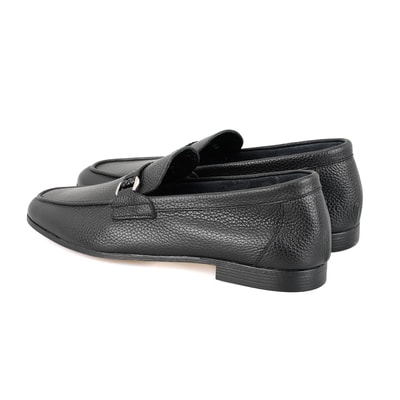 Drake Siyah Erkek Deri Loafer