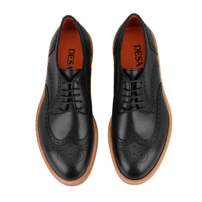 Drew Siyah Erkek Deri Klasik Ayakkabı