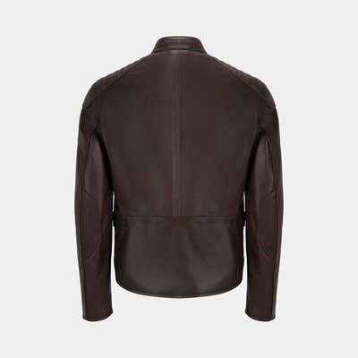 Dugan Kahve Erkek Deri Mont