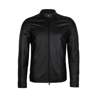 Dyami Siyah Erkek Deri Mont