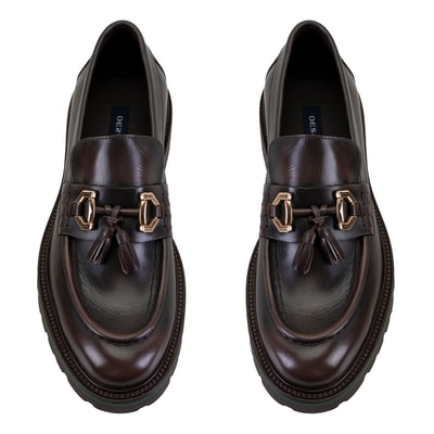 Edene Kahve Erkek Deri Loafer