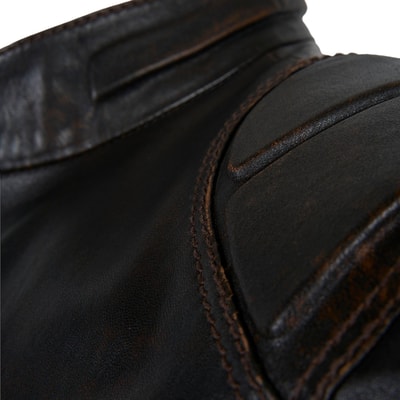 Edessa Gri Erkek Deri Mont