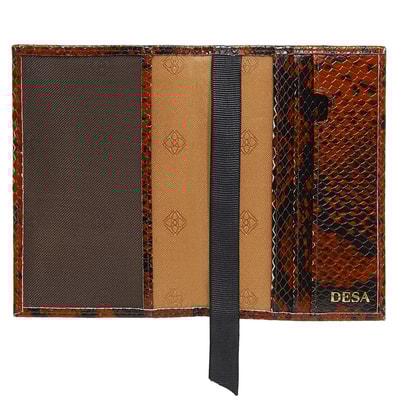 Egzotik Baskılı Deri Pasaportluk