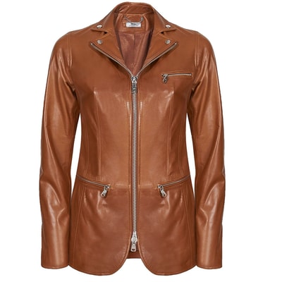 Elenore Kadın Deri Blazer Spor Ceket