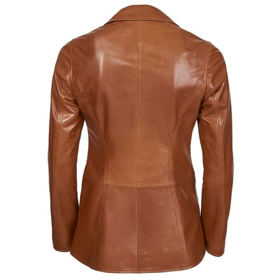 Elenore Kadın Deri Blazer Spor Ceket