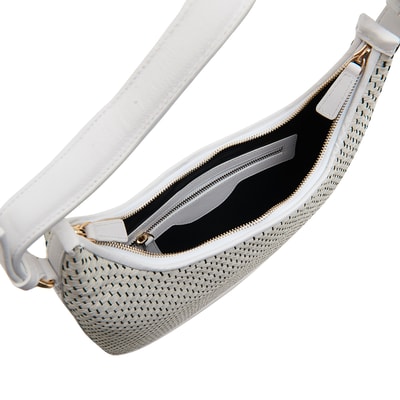 Eleta Kadın Omuz Askılı Örgü Deri Çanta