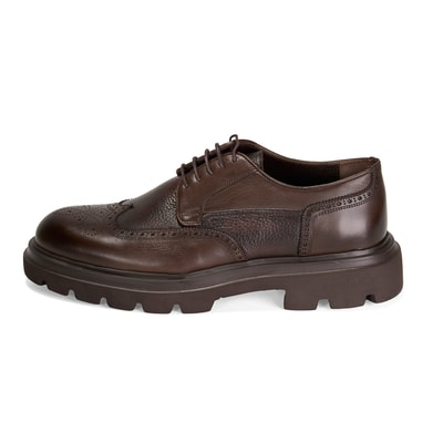 Eliezer Kahve Erkek Deri Klasik Ayakkabı